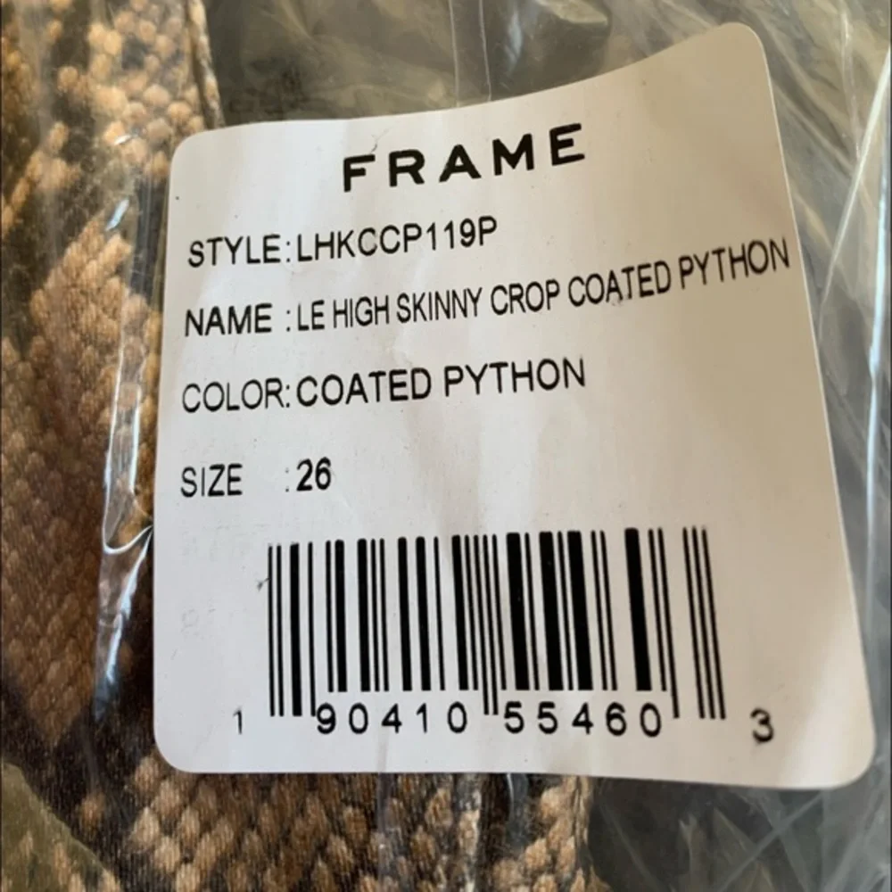 Frame Python Cropped Skinny Jeans - Picture 5 of 5
